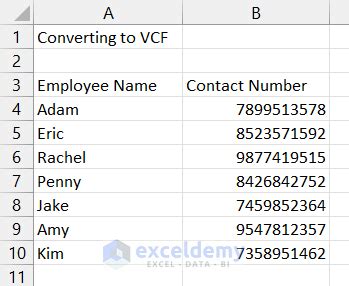 Image result for How to Convert VCF to Excel