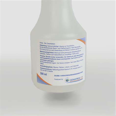 CEHATROL Desinfektionsmittel – Flasche 500ml – CEHATROL Technology eG