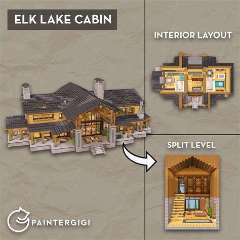 Log Cabin Minecraft Blueprints