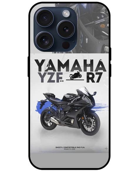 Sports Yamaha R7 Bike Design iPhone Original Glass Cover – Covers Buy