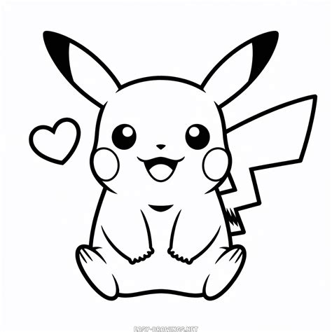 Pikachu Birthday Easy Drawing | Easy Drawings