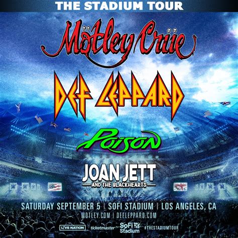 Def Leppard, Mötley Crüe, Poison and Joan Jett & the Blackhearts Come ...