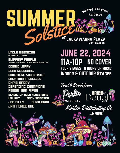Summer Solstice @ Pineapple Express Barbecue, 1 Lackawanna Plaza ...