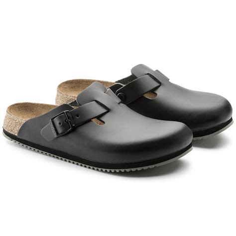BIRKENSTOCK Boston Super Grip - Black