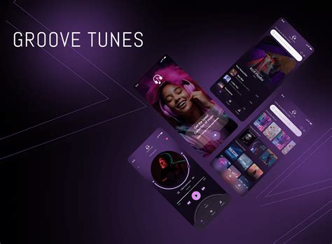 Music Streaming App | UI/UX Design | Groove Tunes :: Behance