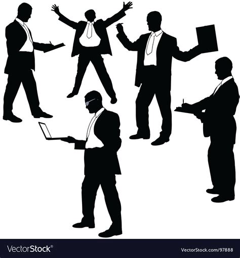 Business Vector Silhouette 的图像结果