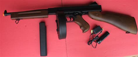 Buy Great Quality Auto Electric Airsoft Gun Thompson Tommy Gun M1A1 ...