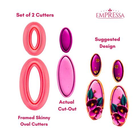 Framed Skinny Oval Cutters | Empressa