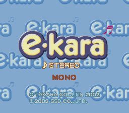 [mdk] e-kara (Europe, includes 3 songs) download for mame 0.287