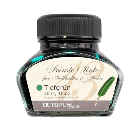 Octopus Classic Collection Fountain Pen Ink - Deep Green – AARCAAI
