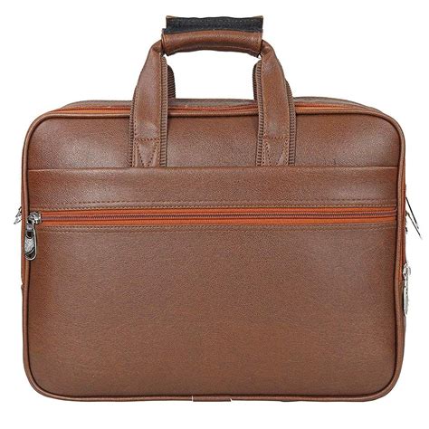 Leather World Pu Expandable 16 inch Water Resistant Laptop Office Busi ...