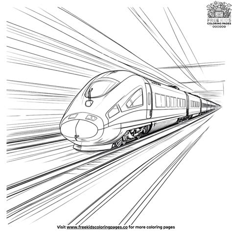 Captivating Diesel Train Coloring Pages