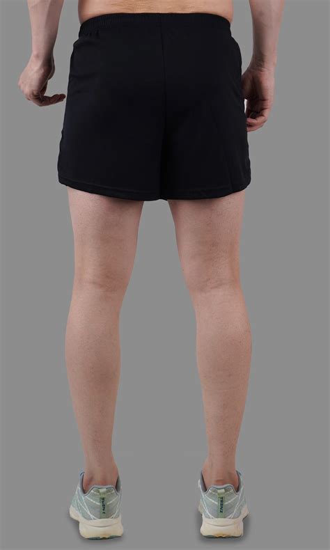 Athletic Shorts Black White | Training Wear