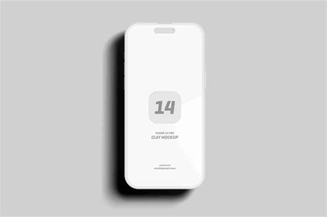 iPhone 14 Pro Clay Mockup