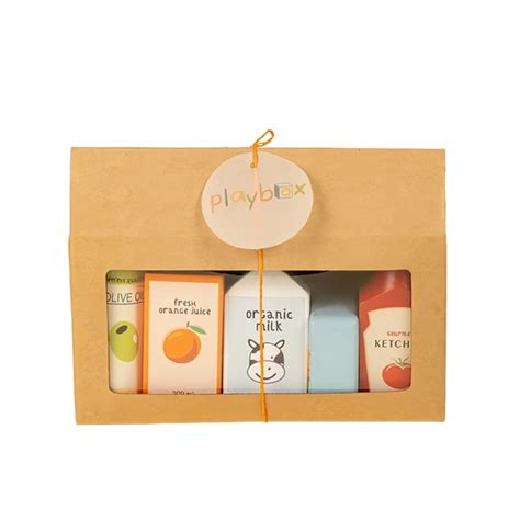 PlayBox Wooden Shop 'N' Roll Grocery Set – AllThingsBaby.com