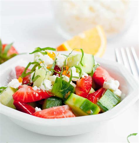 Strawberry Cucumber Salad - The Merchant Baker