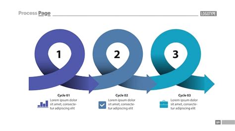 Modelo de Slide de Estratégia de Três Pontos | Vetor Grátis