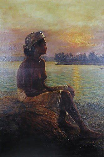 DollsofIndia Reaper Lady Waiting for Ferry - 18 x 12 inches - Ravi ...