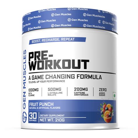 Pre-Workout - A Game Changing Formula – Gen Muscles