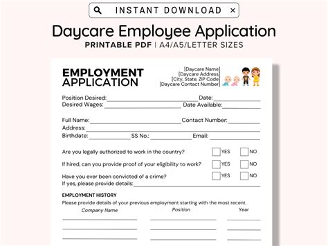 Arizona Free Printable Employee Application Forms - Free Printable Download