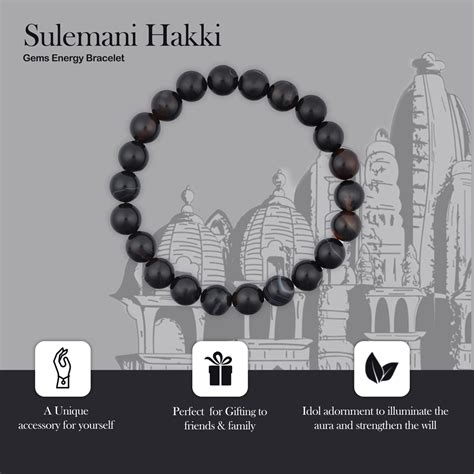 Giri - Sulemani Hakik Bracelet | Bead Bracelet | Black Hakik Bracelet ...