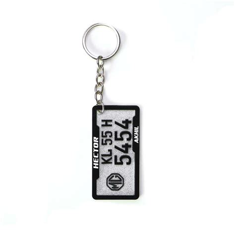 Customized Number Plate Keychain – Orbiz Creativez