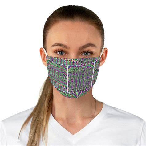 Adversarial Pattern / Anti Facial recognition / Fabric Face Mask ...