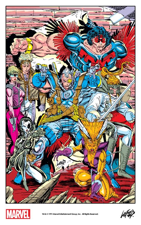 X-Force by Rob Liefeld | Marvel comic universe, Marvel comic books, Marvel