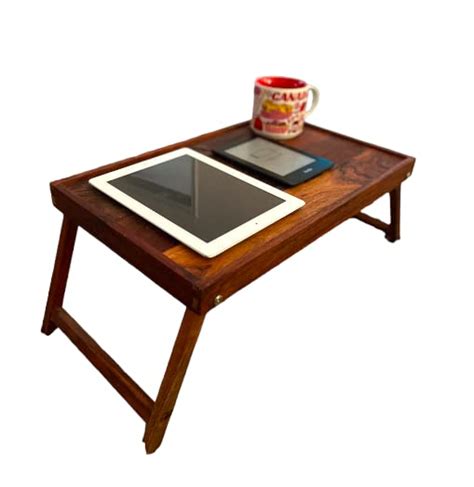 Wood Chop Foldable Multipurpose Work from Home Office Laptop Table/Bed ...