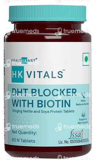 Hk Vitals Dht Blocker With Biotin Tablet 60 - Uses, Side Effects ...