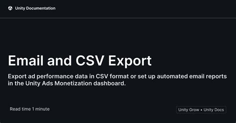Export From Unity Data 的图像结果