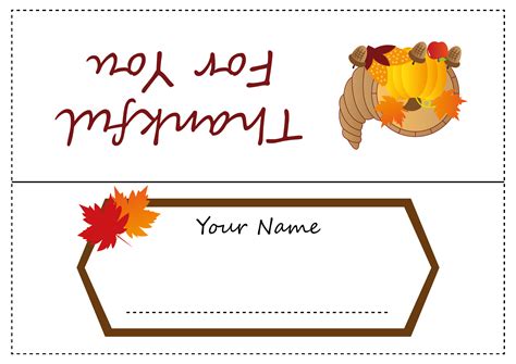 Sheets Name Tags Thanksgiving - 13 Free PDF Printables | Printablee