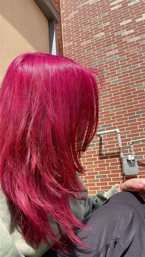 Pin by Analisa Arellano on hair | Hair color pink, Magenta hair, Dark ...