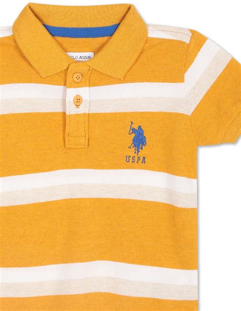 Ribbed Collar Striped Polo Shirt – U.S. Polo Assn. India