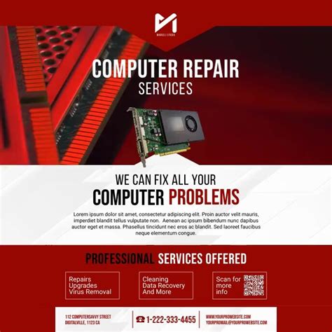 Image result for Computer Repair Ad