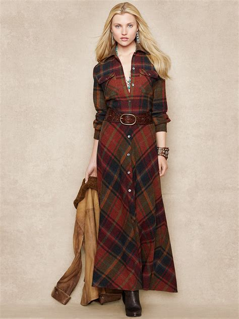 Plaid Wool-Cashmere Maxidress | Fashion, Clothes for women, Style