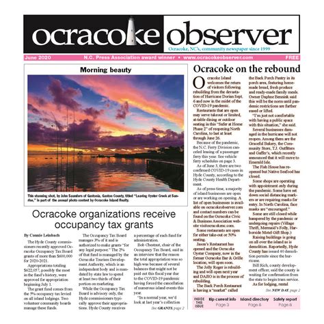 Why I love my hometown newspaper | Ocracoke Observer