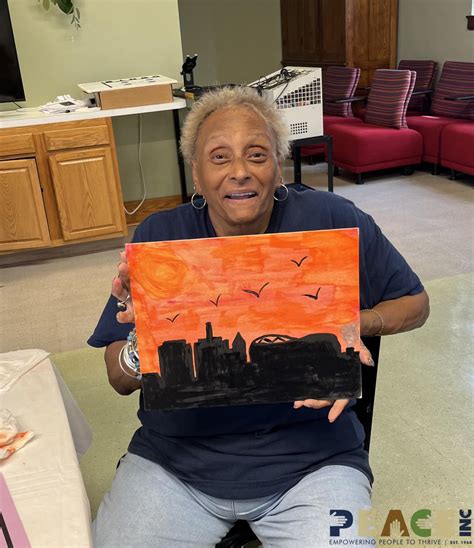 Our AmeriCorps Seniors FGP recently held a Master-PEACEs painting party ...