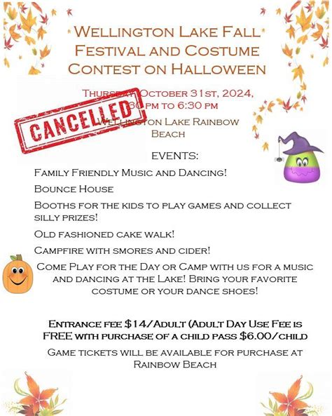 Wellington 1st Fall Festival October 31st 2024 Joining Fairplay ...