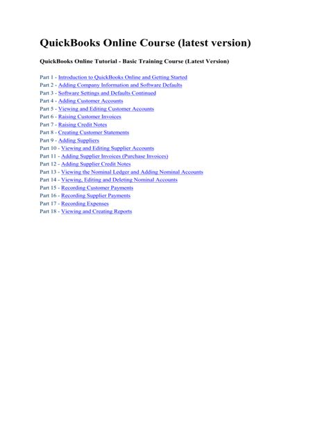 Image result for QuickBooks Course