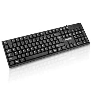 Amazon.in: Buy Salpido G-103 Wired USB Office Keyboard with 104 Keys ...