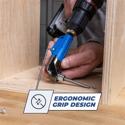 Kreg 90 Degree Pocket-Hole Driver with Magnetic-Tip Bit for Tight ...