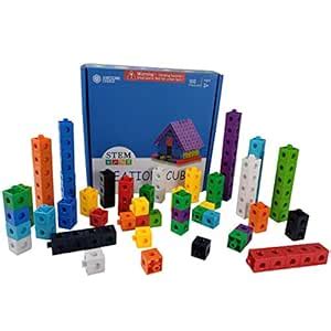 Buy AWESOME Unlimited Creation Cubes 100 Piece Snap Cubes Mathlinks ...
