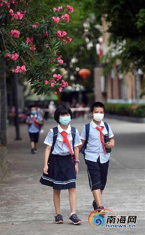 原创组图 | 三亚小学生返校报到 开启“入学第一课”-新闻中心-南海网