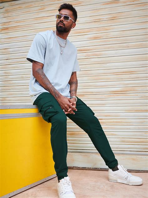 Buy Solids: Jasper Green Men Cargo Joggers Online