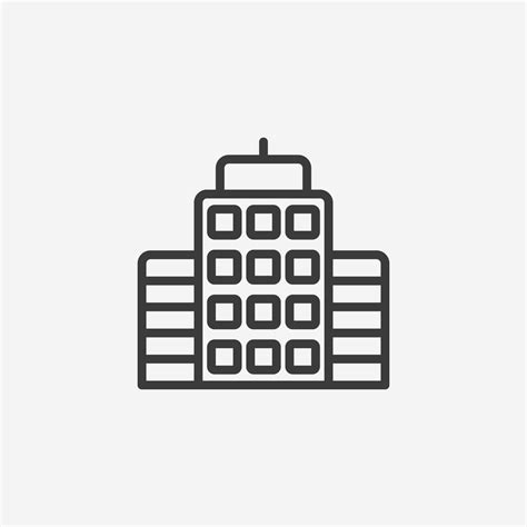 City building, real estate icon vector. hotel, office, architecture symbol sign 16186938 Vector ...