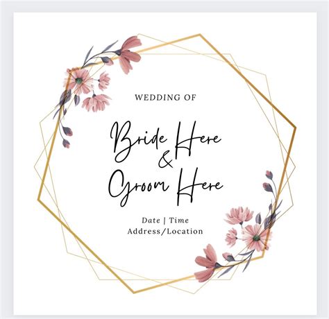 Image result for Simple Wedding Invitation Card Design