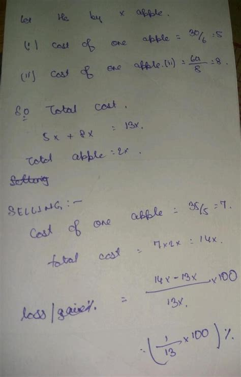 a man buy some orange s at rupee 30 for 6 and an equal number of orange ...