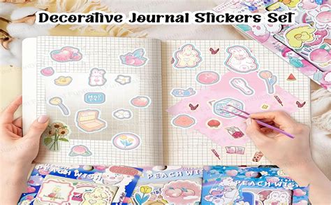 FunBlast Pvc Kawaii Stickers Set 16 Sheet (100+ Pcs) Diy 3D For Girls ...