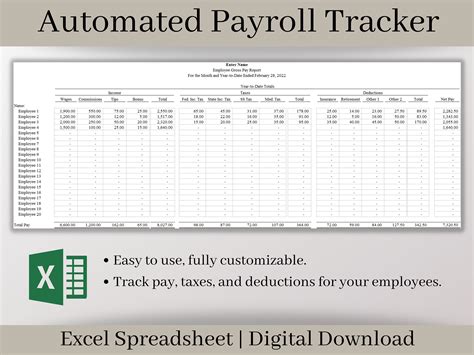 Excel Templates For Payroll